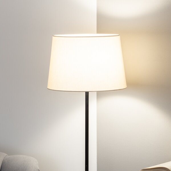 Brilagi - LED подова лампа CERIA 1xE27/40W/230V Ø 30 см бежова/черна