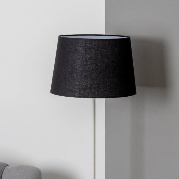 Brilagi - LED подова лампа CERIA 1xE27/40W/230V Ø 30 см черно/бяло