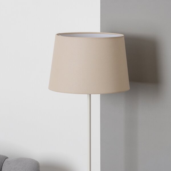 Brilagi - LED подова лампа CERIA 1xE27/40W/230V Ø 30 см бежова/бяла