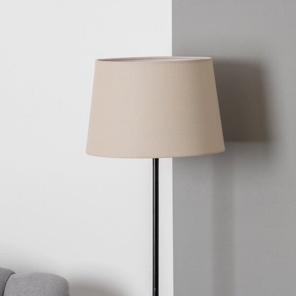 Brilagi - LED подова лампа CERIA 1xE27/40W/230V Ø 30 см бежова/черна