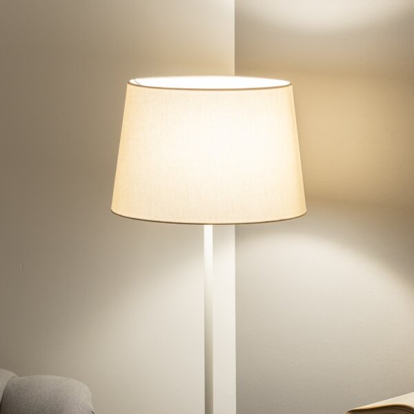 Brilagi - LED подова лампа CERIA 1xE27/40W/230V Ø 30 см бежова/бяла