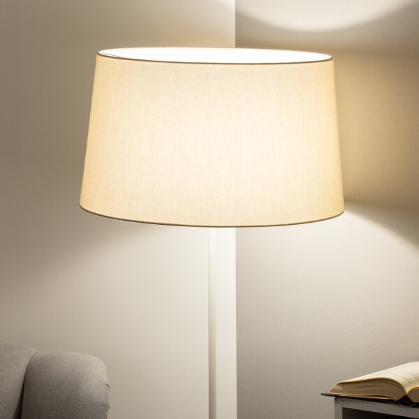 Brilagi - LED подова лампа CERIA 1xE27/40W/230V Ø 45 см бежова/бяла