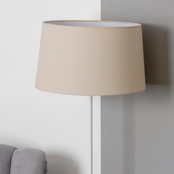 Brilagi - LED подова лампа CERIA 1xE27/40W/230V Ø 45 см бежова/бяла
