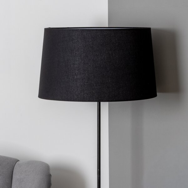 Brilagi - LED подова лампа CERIA 1xE27/40W/230V Ø 45 cm черна