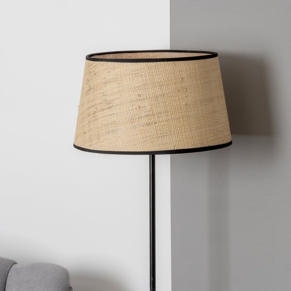Brilagi - LED подова лампа CERIA 1xE27/40W/230V Ø 35 см бежова/черна