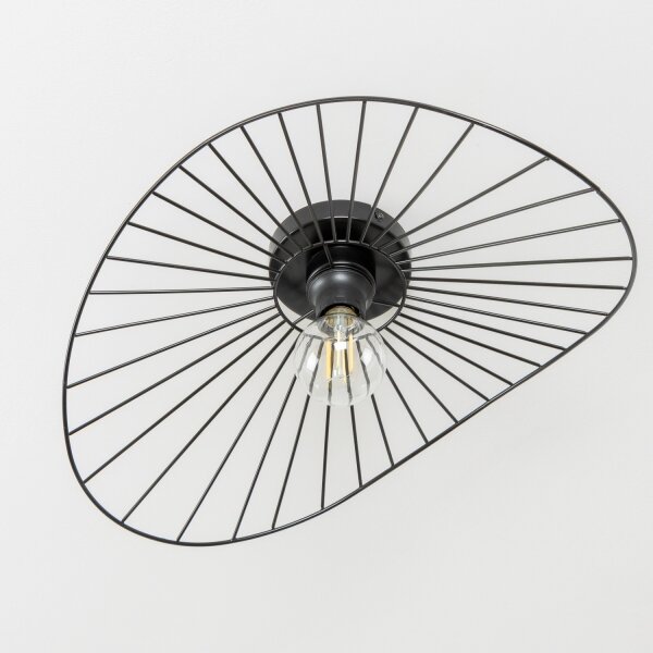 Brilagi - LED плафон CERIA WIRE 1xE27/40W/230V 40x56 cm черен