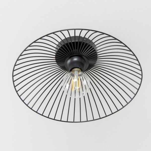 Brilagi - LED плафон CERIA WIRE 1xE27/40W/230V Ø 26 см, черен