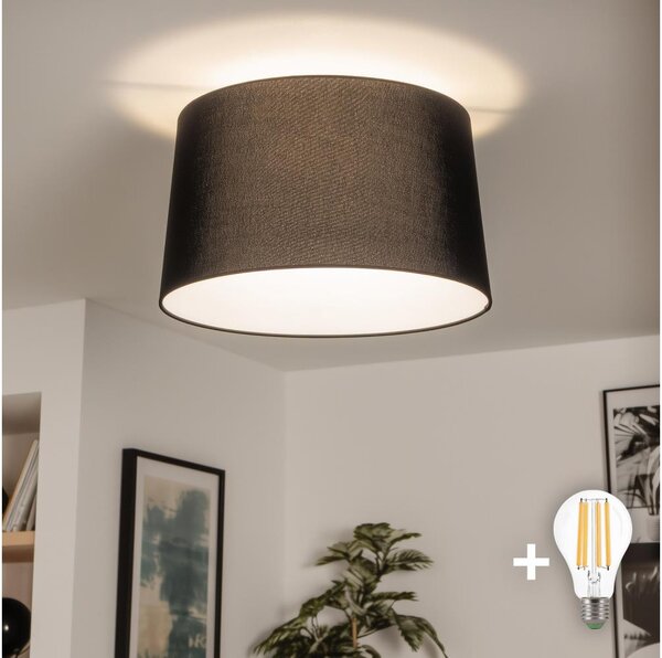 Brilagi - LED прикрепен таванен полилей CERIA 1xE27/40W/230V Ø 45 см черен