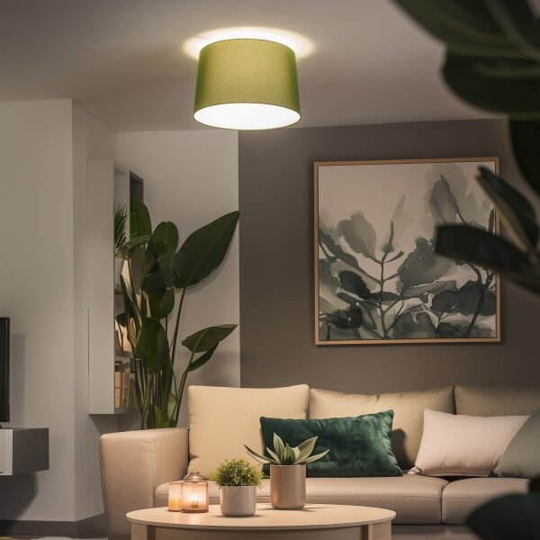 Brilagi - LED повърхностно монтиран полилей CERIA 1xE27/40W/230V Ø 45 см, зелен