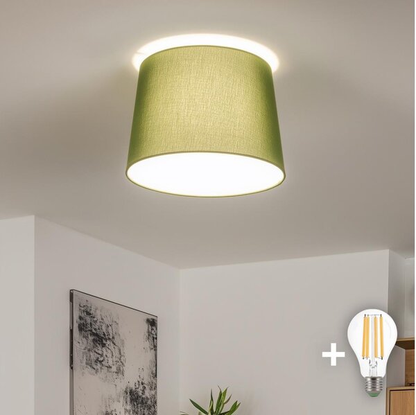 Brilagi - LED полилей за повърхностен монтаж CERIA 1xE27/40W/230V Ø 30 см зелен
