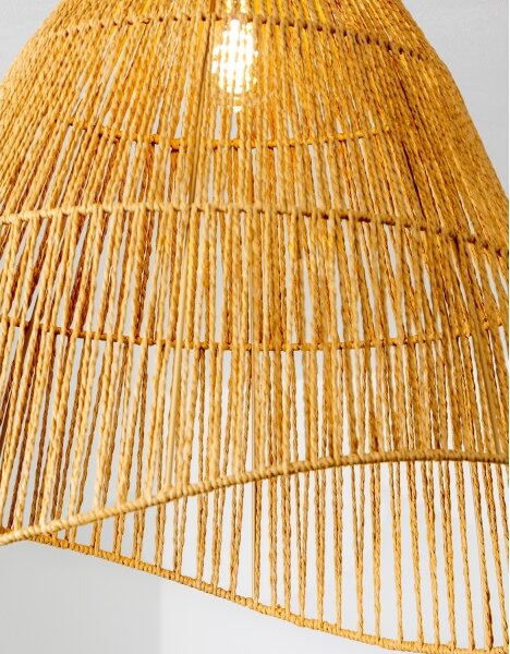 Brilagi - LED полилей за повърхностен монтаж CERIA BOHO 1xE27/40W/230V диаметър 50 см кафяв