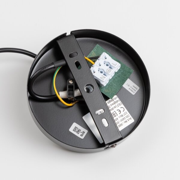 Brilagi - LED полилей на кабел CERIA 1xE27/40W/230V Ø 45 cm черен