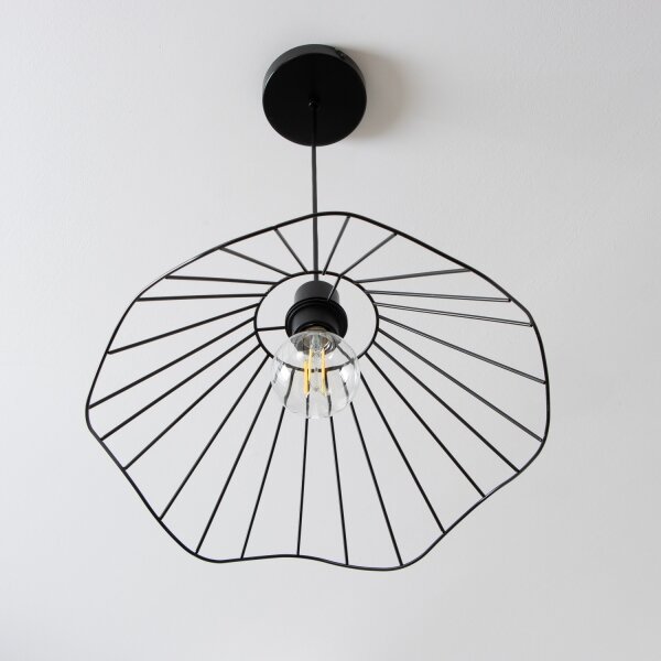 Brilagi - LED полилей на кабел CERIA WIRE 1xE27/40W/230V Ø 40 см, черен