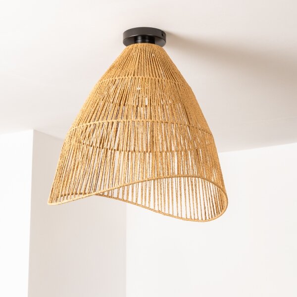 Brilagi - LED полилей за повърхностен монтаж CERIA BOHO 1xE27/40W/230V диаметър 50 см кафяв