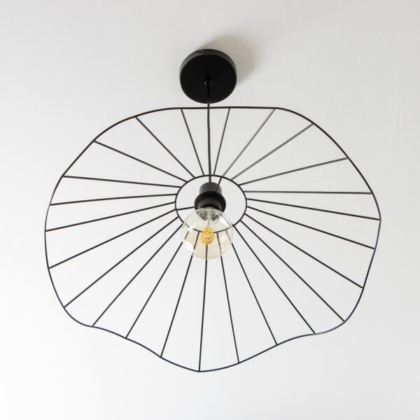 Brilagi - LED полилей на кабел CERIA WIRE 1xE27/40W/230V Ø 60 см черен