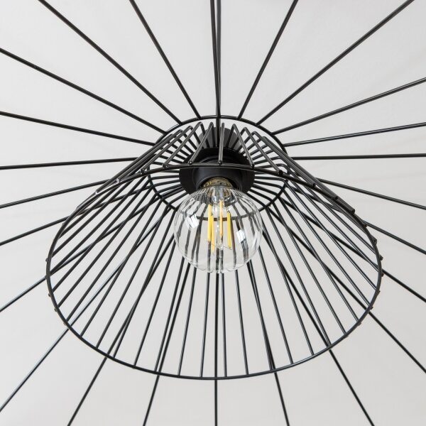 Brilagi - LED полилей на кабел CERIA WIRE 1xE27/40W/230V Ø 80 cm черен