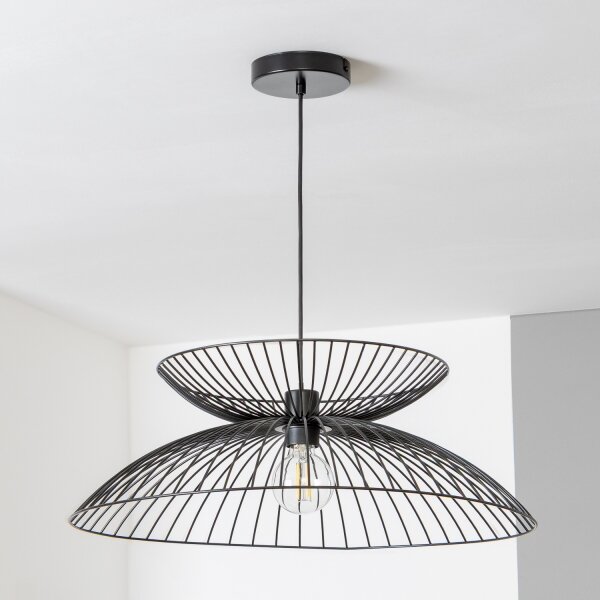 Brilagi - LED полилей на кабел CERIA WIRE 1xE27/40W/230V Ø 60 см черен