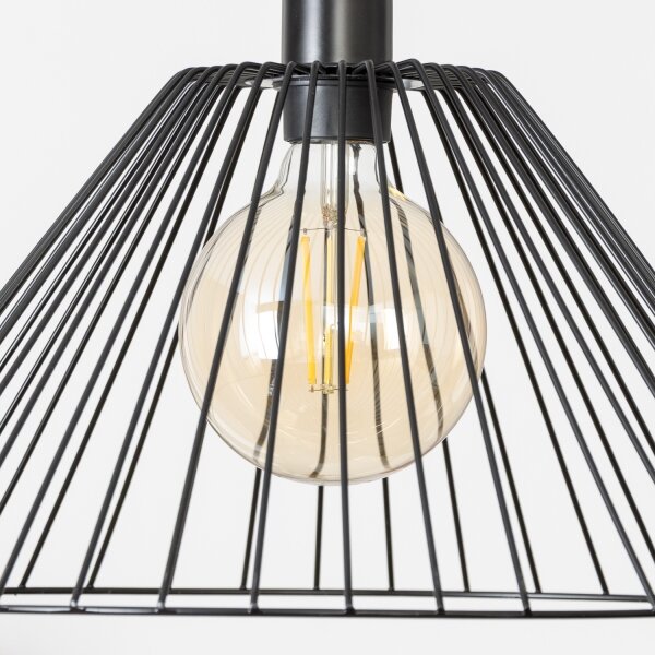 Brilagi - LED полилей на кабел CERIA WIRE 1xE27/40W/230V диаметър 45 см черен