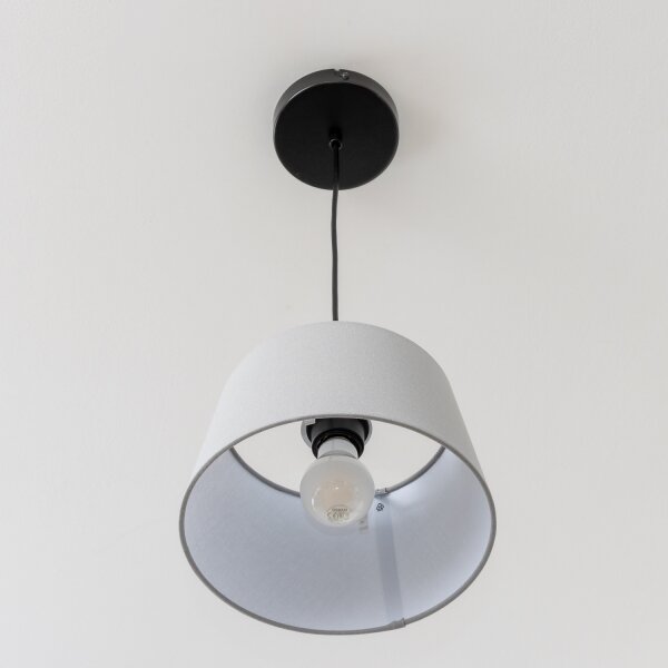 Brilagi - LED висяща лампа на кабел CERIA 1xE27/40W/230V Ø25 см сива