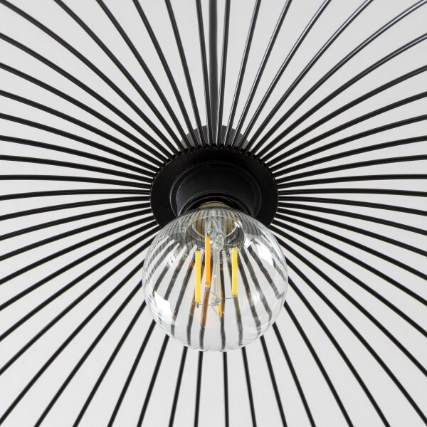 Brilagi - LED висяща лампа на кабел CERIA WIRE 1xE27/40W/230V, Ø 60 см, черна