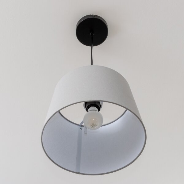 Brilagi - LED полилей на кабел CERIA 1xE27/40W/230V Ø 30 см, сив