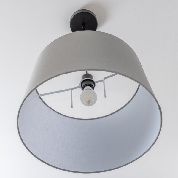 Brilagi - LED полилей на кабел CERIA 1xE27/40W/230V Ø 45 cm сив