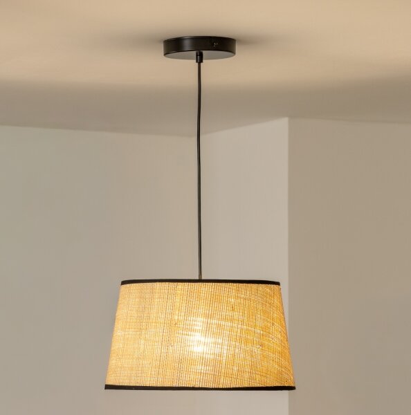 Brilagi - LED полилей на кабел CERIA 1xE27/40W/230V Ø 35 см бежов