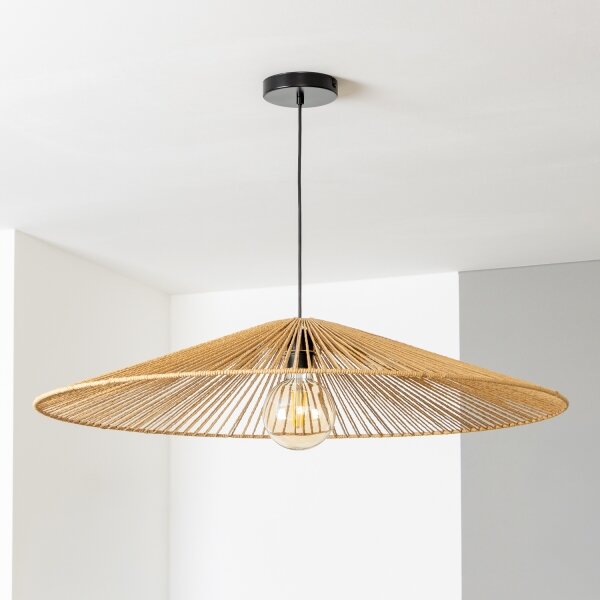 Brilagi - LED полилей на кабел CERIA BOHO 1xE27/40W/230V Ø 90 см, кафяв