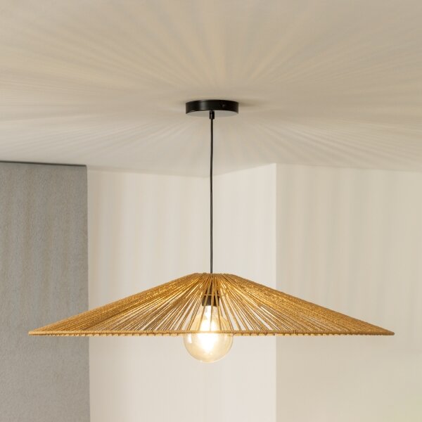 Brilagi - LED полилей на кабел CERIA BOHO 1xE27/40W/230V Ø 90 см, кафяв
