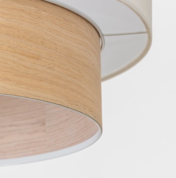 Brilagi - LED полилей на кабел CERIA 1xE27/40W/230V Ø 50 см бял/бежов