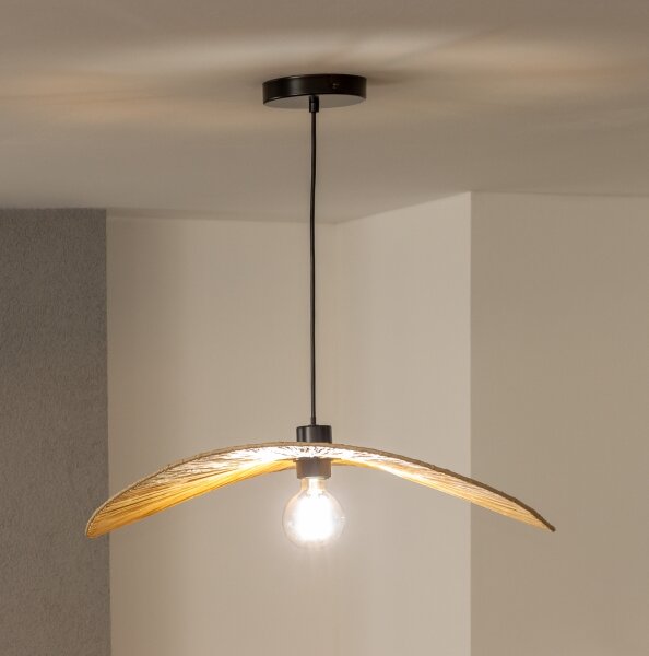 Brilagi - LED полилей на шнур CERIA BOHO 1xE27/40W/230V диам. 60 см рафия