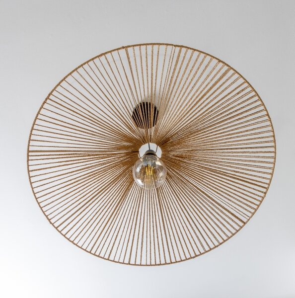 Brilagi - LED полилей на кабел CERIA BOHO 1xE27/40W/230V Ø 90 см, кафяв