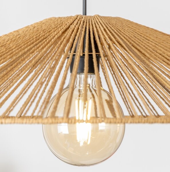 Brilagi - LED полилей на кабел CERIA BOHO 1xE27/40W/230V Ø 90 см, кафяв