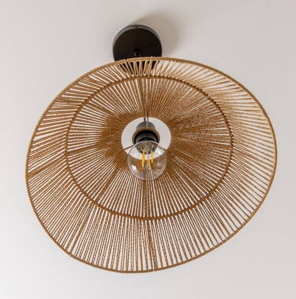 Brilagi - LED полилей на кабел CERIA BOHO 1xE27/40W/230V Ø 50 см кафяв
