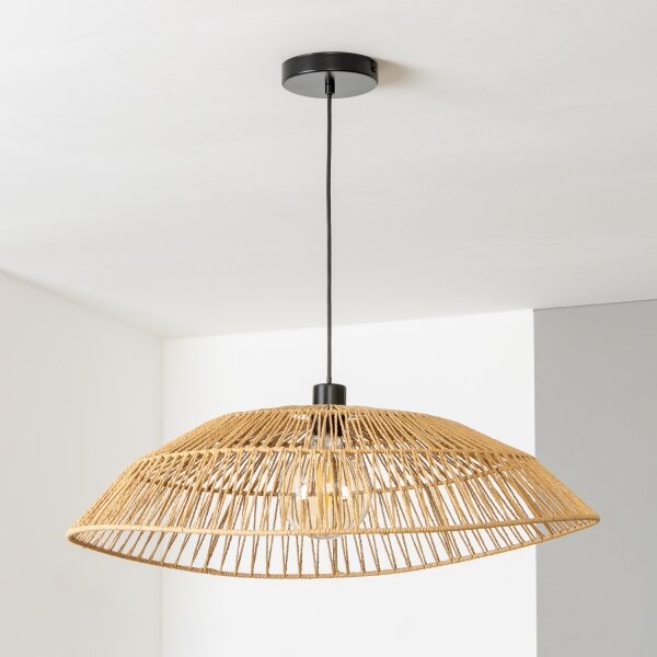 Brilagi - LED полилей на кабел CERIA BOHO 1xE27/40W/230V Ø 70 см кафяв