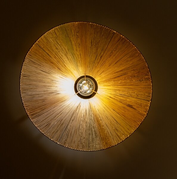 Brilagi - LED полилей на шнур CERIA BOHO 1xE27/40W/230V диам. 60 см рафия
