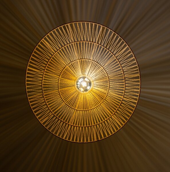 Brilagi - LED полилей на кабел CERIA BOHO 1xE27/40W/230V Ø 70 см кафяв