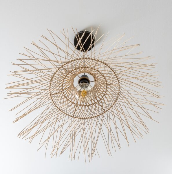 Brilagi - LED пендант CERIA BOHO 1xE27/40W/230V Ø 70 cm бамбук