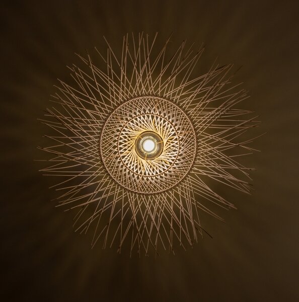 Brilagi - LED пендант CERIA BOHO 1xE27/40W/230V Ø 70 cm бамбук