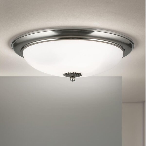 Orion - Плафон EMPIRA 3xE27/40W/230V, диаметър 48 см, матов хром