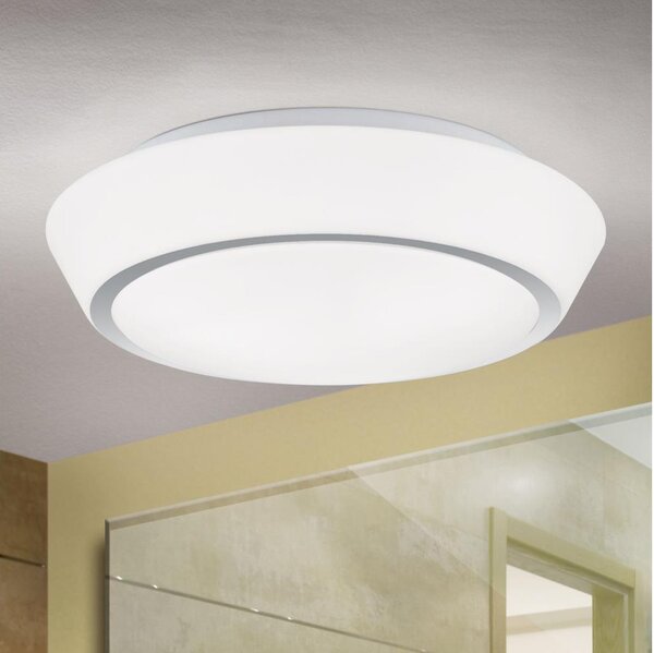 Orion - Бял таванен плафон за баня TENA 3xE27/60W/230V Ø 38 cm IP44