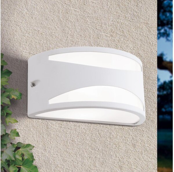 Orion - Външно стенно осветително тяло SHELL 1xE27/40W/230V IP54 бяло