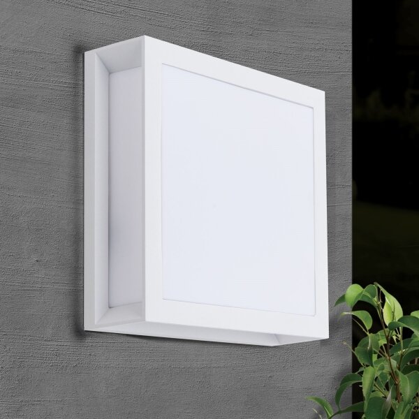 Orion - Външно осветително тяло HENRY 2xE27/15W/230V 26x26 см IP44 бяло