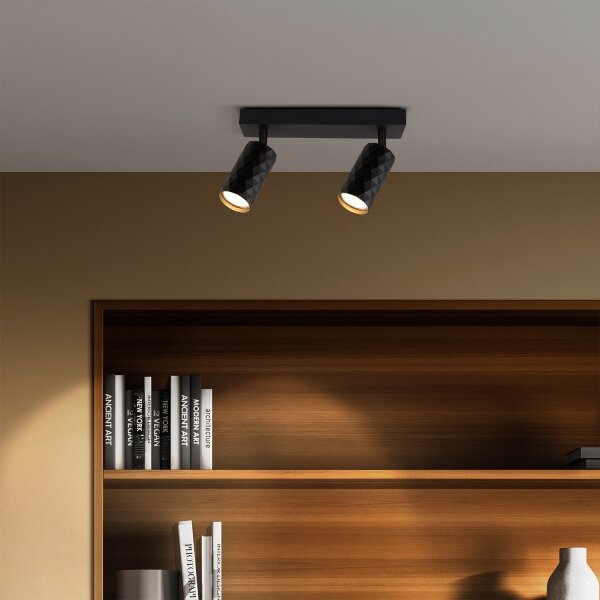 Brilagi - Точково осветително тяло SELE DIAMANT 2xGU10/30W/230V черно