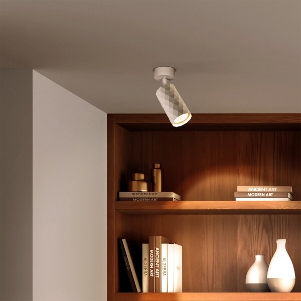 Brilagi - LED RGBW димируемо точково осветително тяло SELE DIAMANT 1xGU10/4,8W/230V бяло