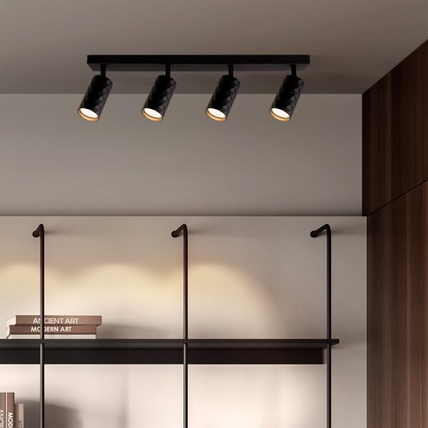 Brilagi - Точково осветително тяло SELE DIAMANT 4xGU10/30W/230V черно