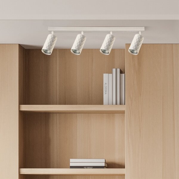 Brilagi - LED RGBW димируемо точково осветително тяло SELE DIAMANT 4xGU10/4,8W/230V бяло