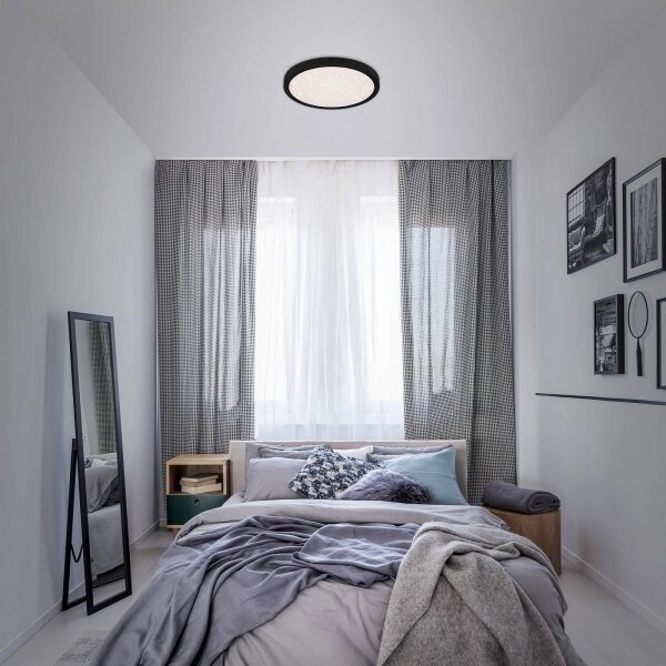 Briloner 3071-015 - LED Плафониера RUNA LED/24W/230V черен
