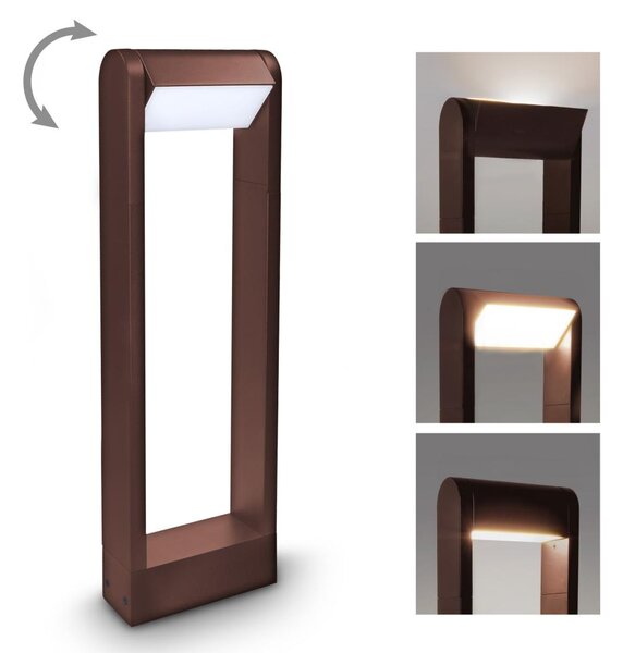 Brilagi - LED външна лампа CROTONE LED/7W/230V кафява IP54 50 см