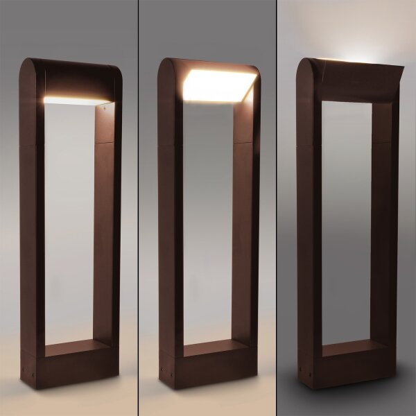 Brilagi - LED външна лампа CROTONE LED/7W/230V кафява IP54 50 см